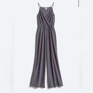 Kaileigh Grey Sleeveless Jumpsuit